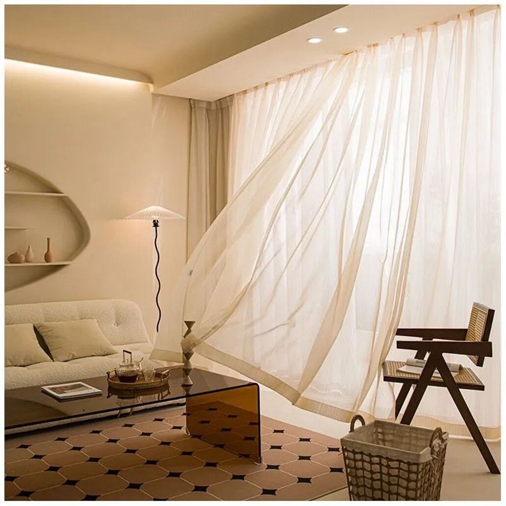 Foulola News：LJS /YHS/NYYMS# Sheer Curtain supplier