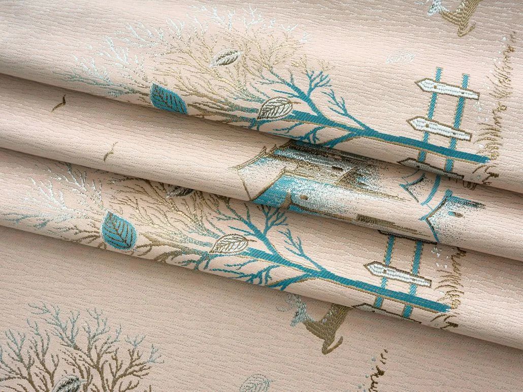 Foulola News:2.8/3.2m Width Jacquard Blackout Curtain 2201Series factory