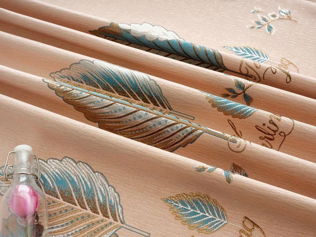 Foulola News:2.8/3.2m Width Jacquard Blackout Curtain 2201Series supplier