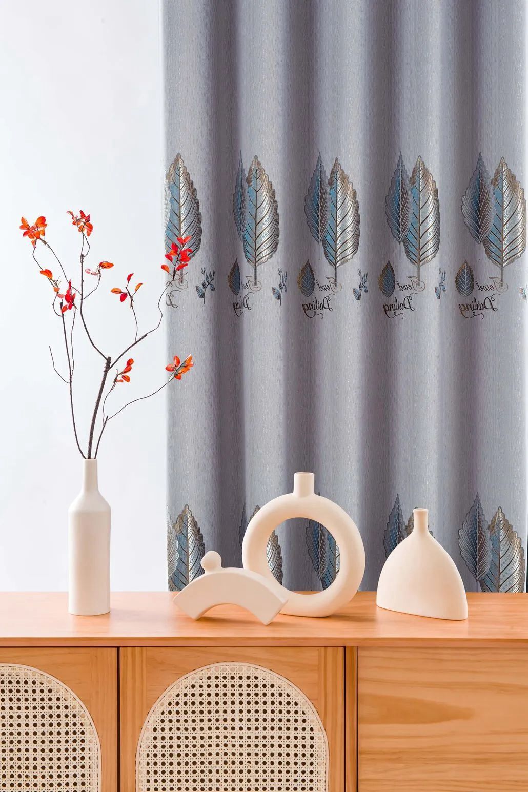 Foulola News:2.8/3.2m Width Jacquard Blackout Curtain 2201Series manufacture