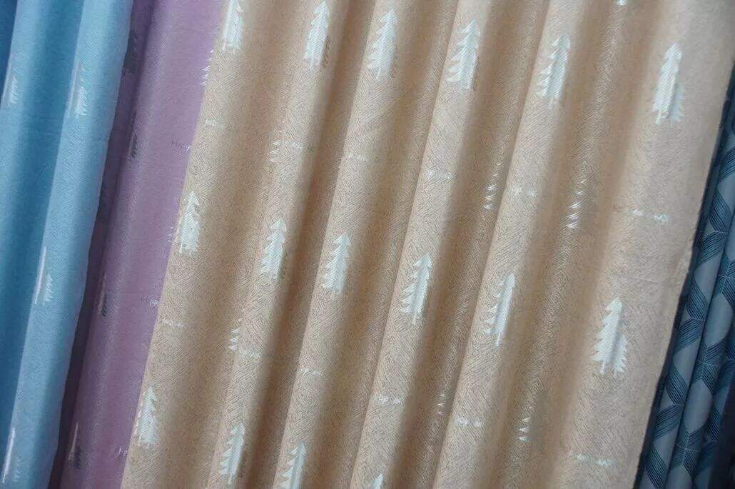 Foulola: Linen Style Polyester Brushed Jacquard Curtain manufacture