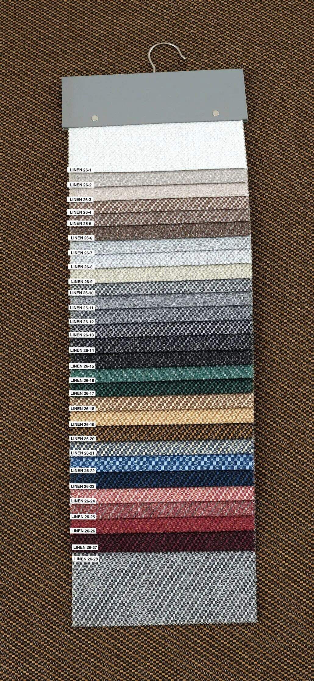 Foulola News：Plain Linen Sofa Fabric - 26 Series factory