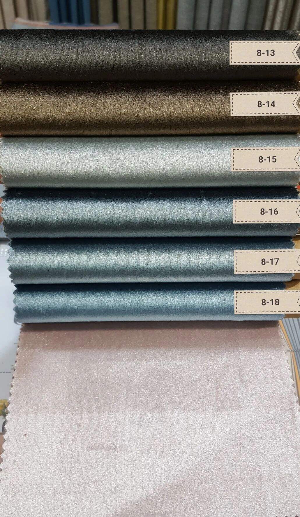 Foulola: YDL Series ltalian Velvet Curtain Fabric, 2.80m Width details