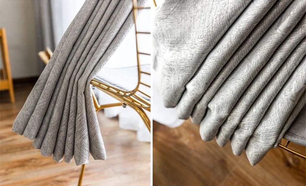 Foulola: Linen Style Polyester Brushed Jacquard Curtain supplier