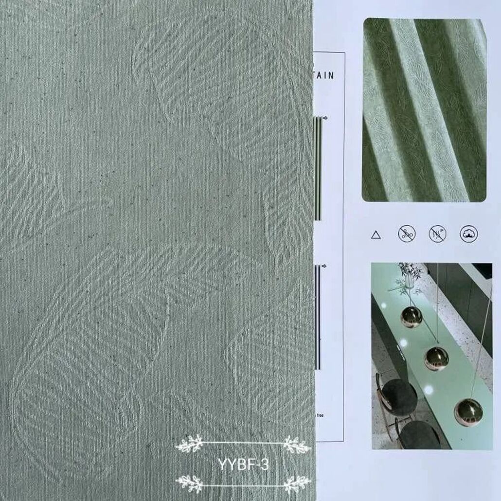 Foulo News: YYBF# 2.8m/3.25m Width,Luxury Jacquard Curtain manufacture