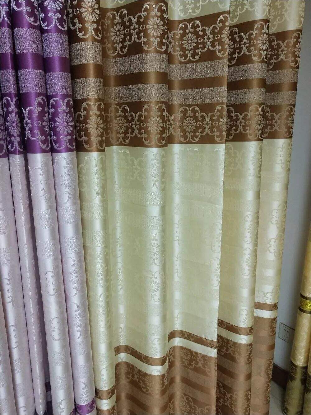 2.8m Width, Jacquard Curtain Fabric, 178gsm 500g/m supplier