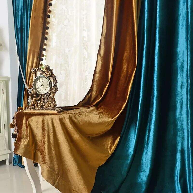 Foulola: YDL Series ltalian Velvet Curtain Fabric, 2.80m Width details