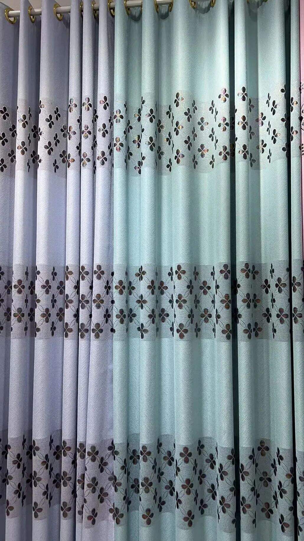 Foulola News: Cheap Jacquard Curtain Fabric, Widht 2.8m details