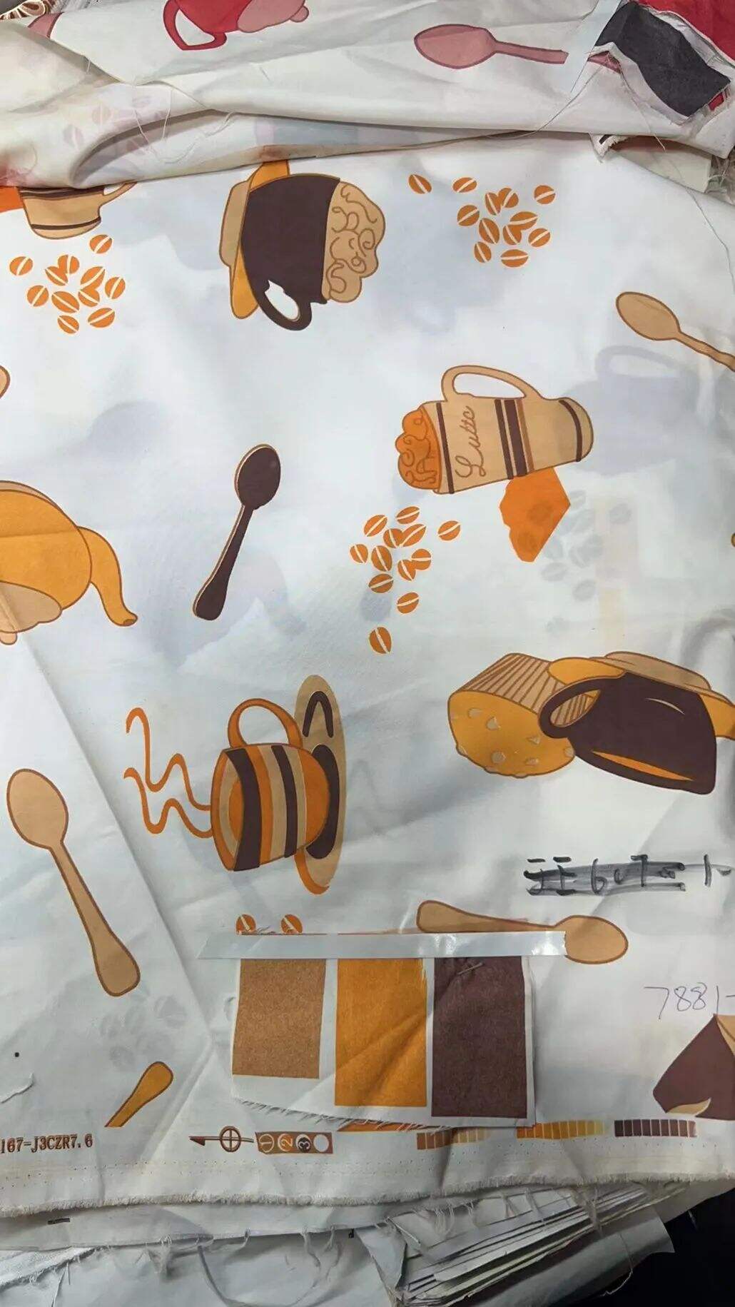 Foulola Kitchen Curtain -- Printed Patterns Collectio manufacture