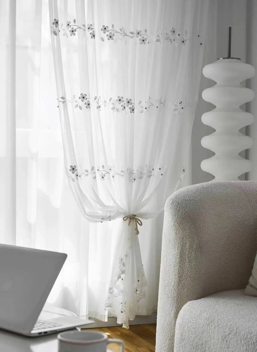 Foulola News：GDBLK/JLZZ/JSNH/QCZC/QJBM/YPMLM#Embroidery Sheers factory
