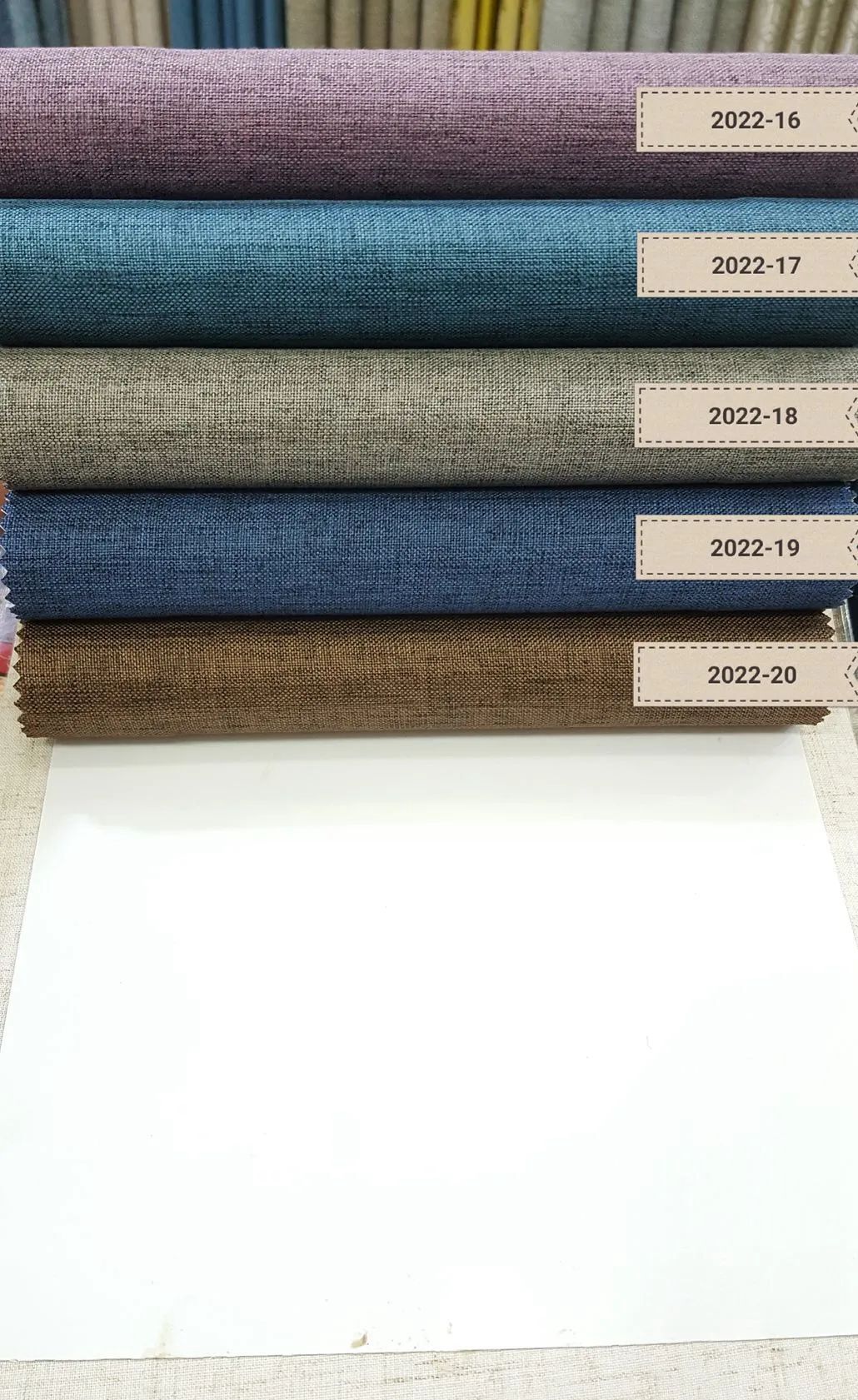 foulola news 2022 series paint coating artwork100 blackout waterproof curtain  fabric325-9