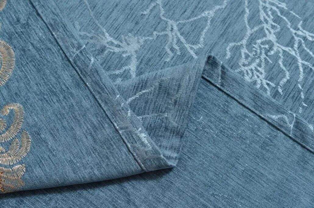 Foulola: X-2021 Series High Grade Embroidery Curtain with Sheers manufacture