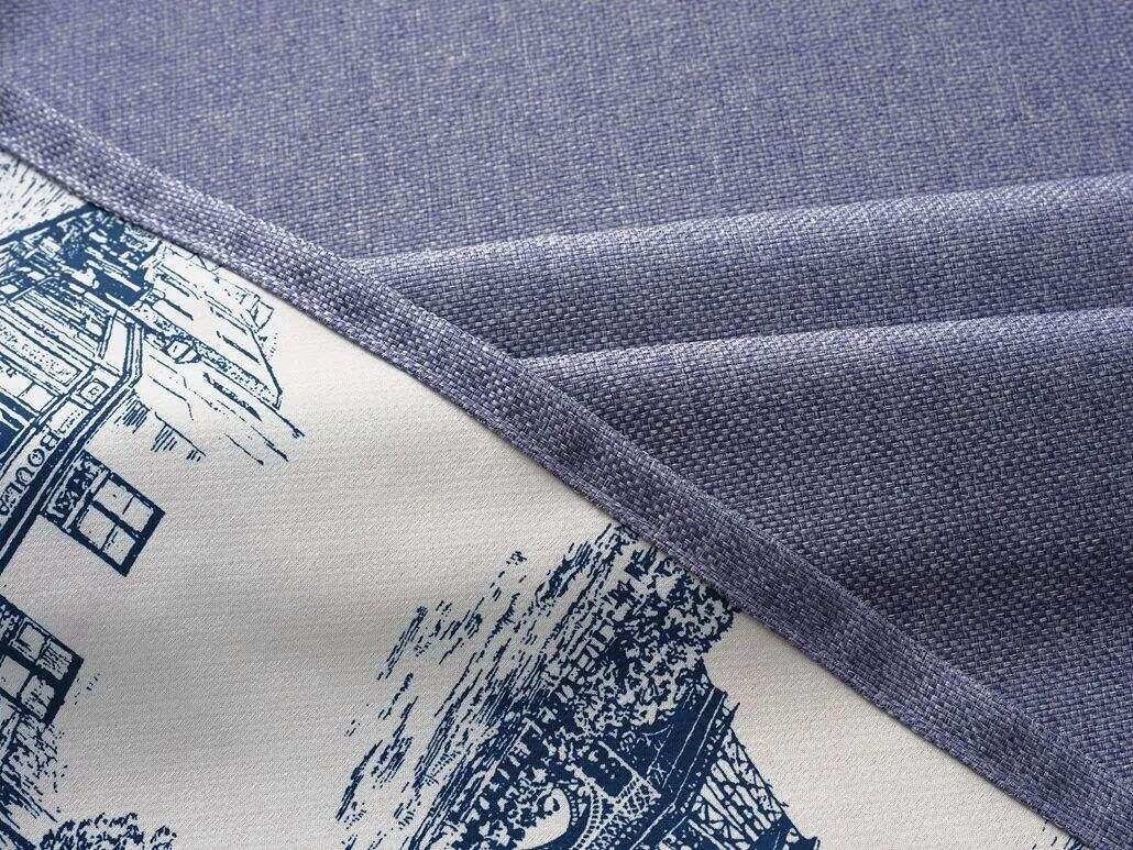 Foulola News:One Side Pure Linen,One Side Top Printed details