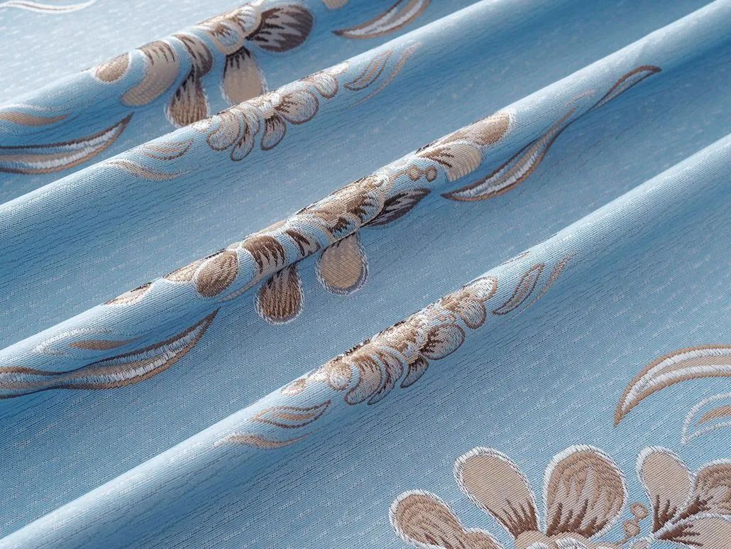 Foulola News:2.8/3.2m Width Jacquard Blackout Curtain 2201Series supplier