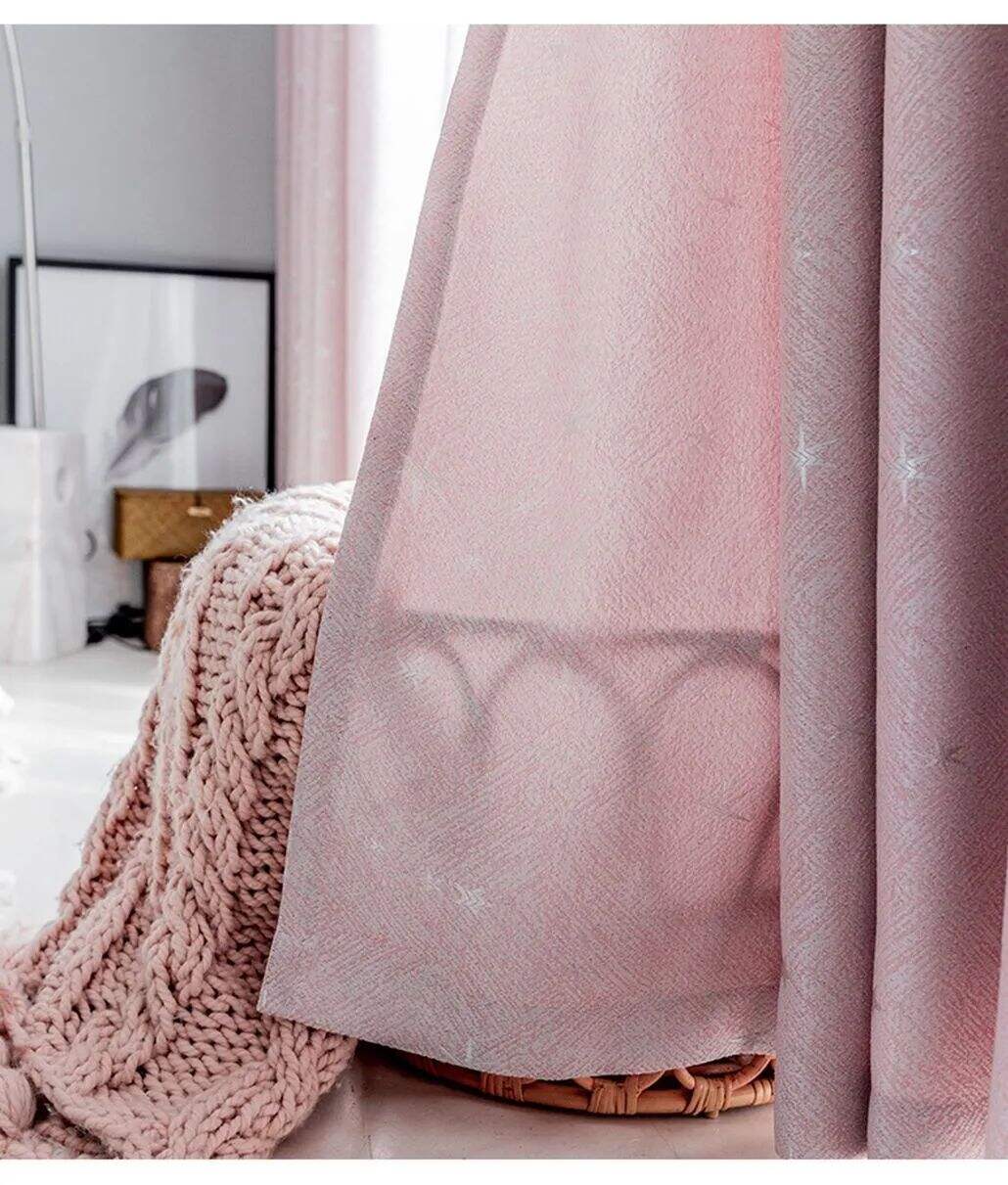 Foulola: Linen Style Polyester Brushed Jacquard Curtain supplier