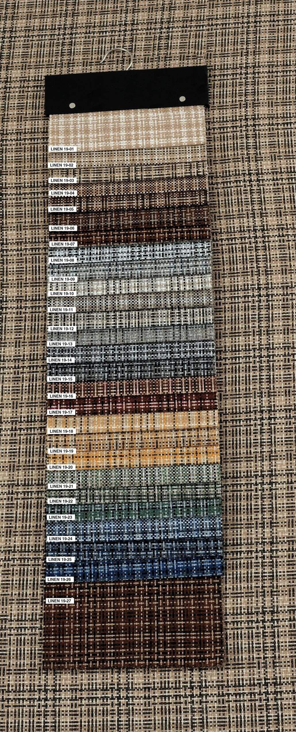 Foulola News: Plain Linen Sofa Fabric - 19 Series factory