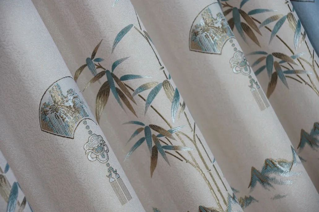Foulola News:2.8/3.2m Width Jacquard Blackout Curtain 2201Series supplier