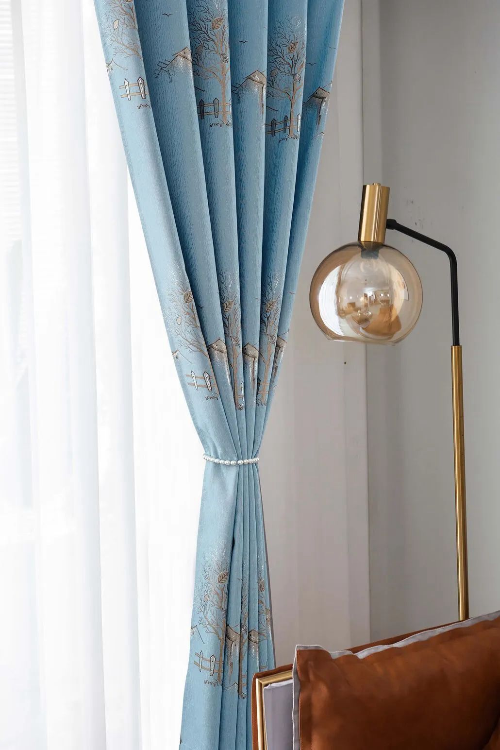 Foulola News:2.8/3.2m Width Jacquard Blackout Curtain 2201Series manufacture