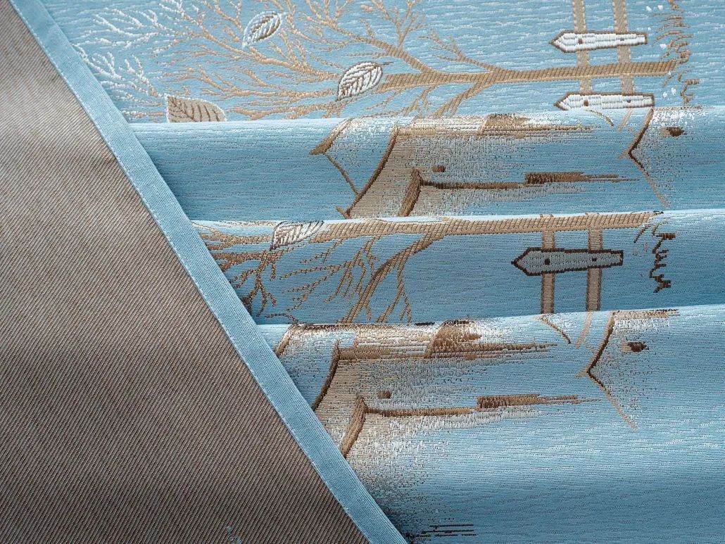 Foulola News:2.8/3.2m Width Jacquard Blackout Curtain 2201Series manufacture