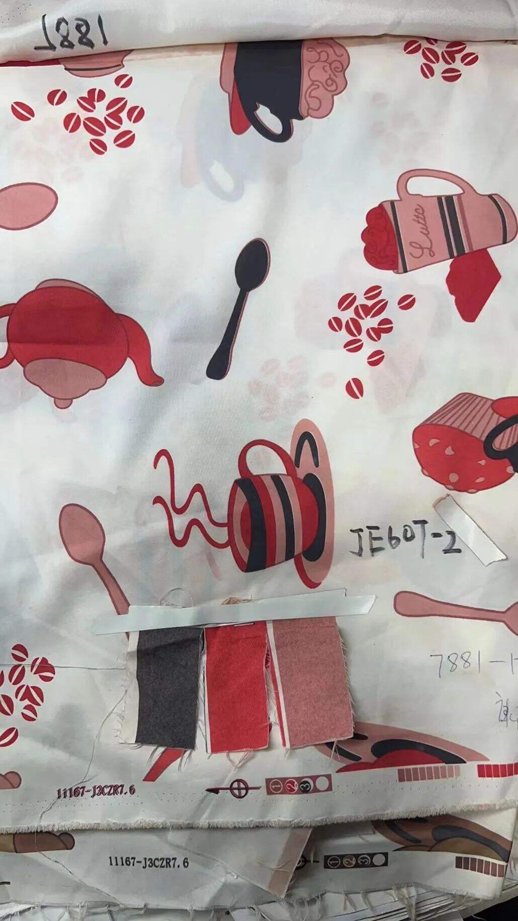 Foulola Kitchen Curtain -- Printed Patterns Collectio factory