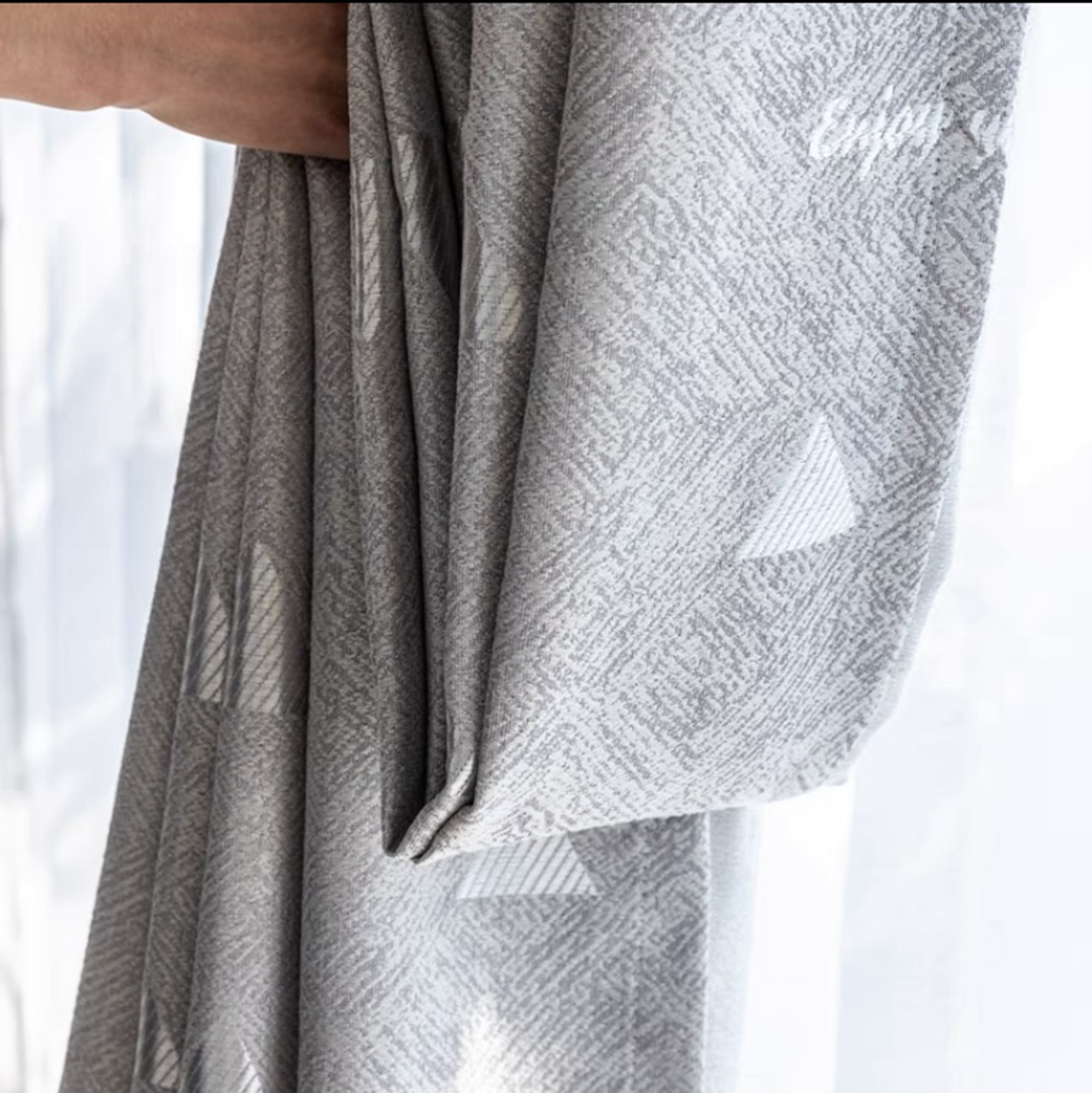 Foulola: Linen Style Polyester Brushed Jacquard Curtain manufacture