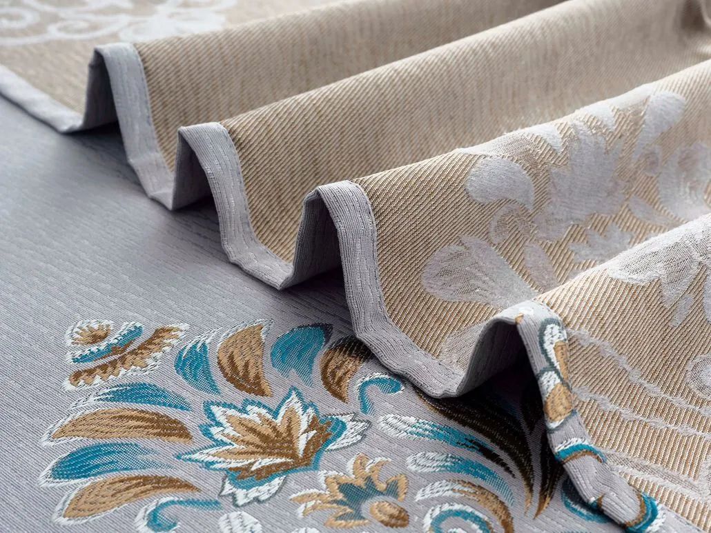 Foulola News:2.8/3.2m Width Jacquard Blackout Curtain 2201Series supplier