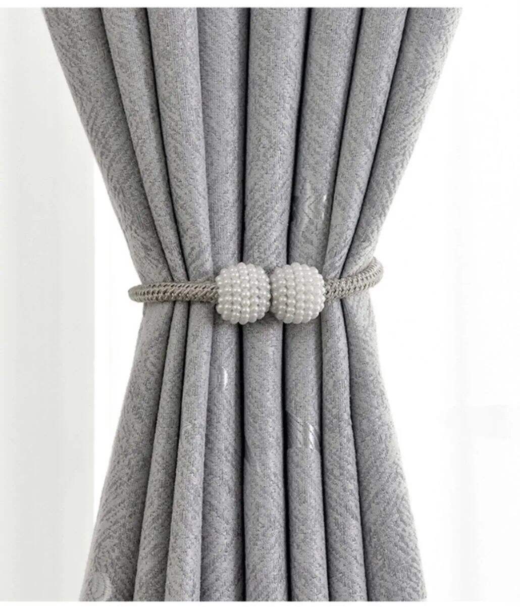 Foulola: Linen Style Polyester Brushed Jacquard Curtain details