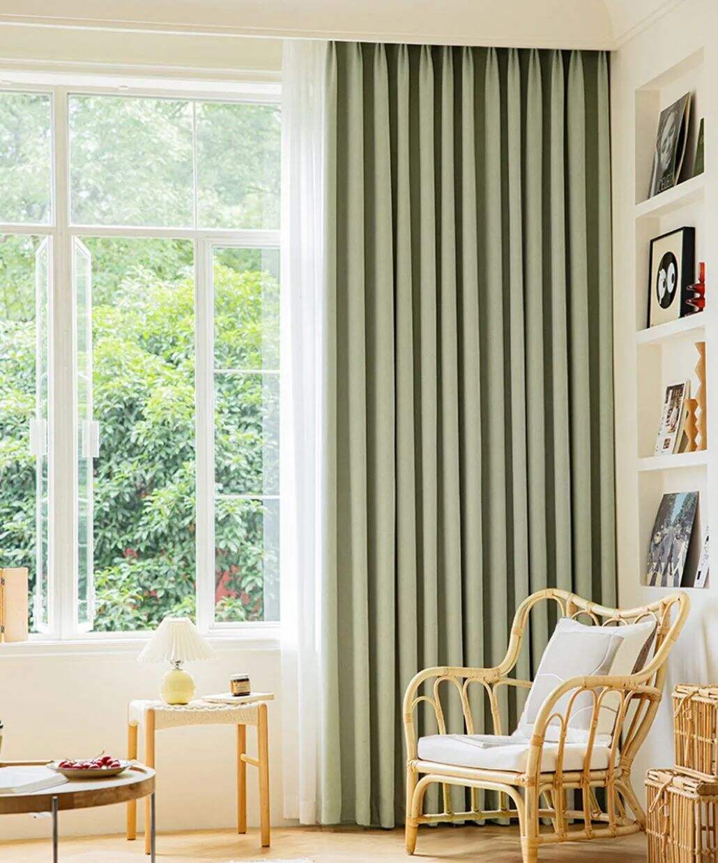 Foulola News: ZSYR# 2.8/3.2m Width Linen Style Curtain, factory