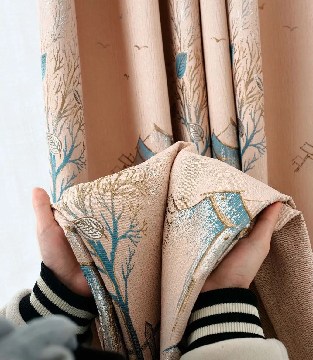 Foulola News:2.8/3.2m Width Jacquard Blackout Curtain 2201Series factory