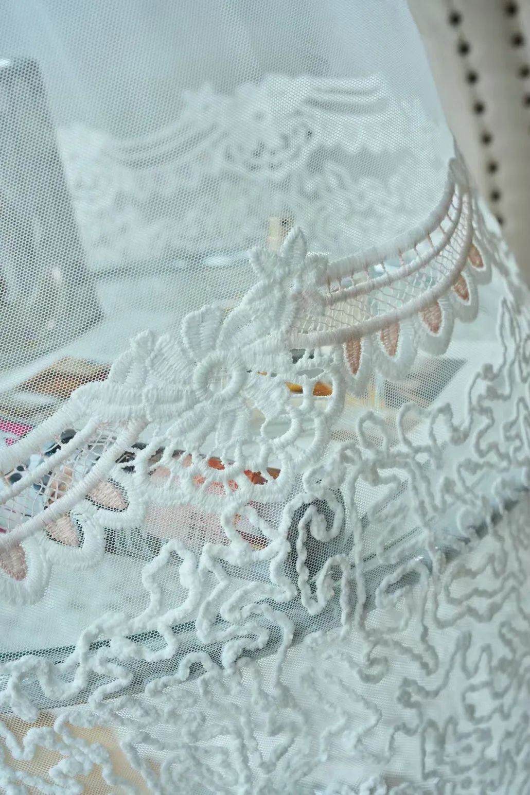 Foulola News: ALGZ/YDQL/XXQ/XKDD/HHC/FDFHRL#Embroidery Sheers details