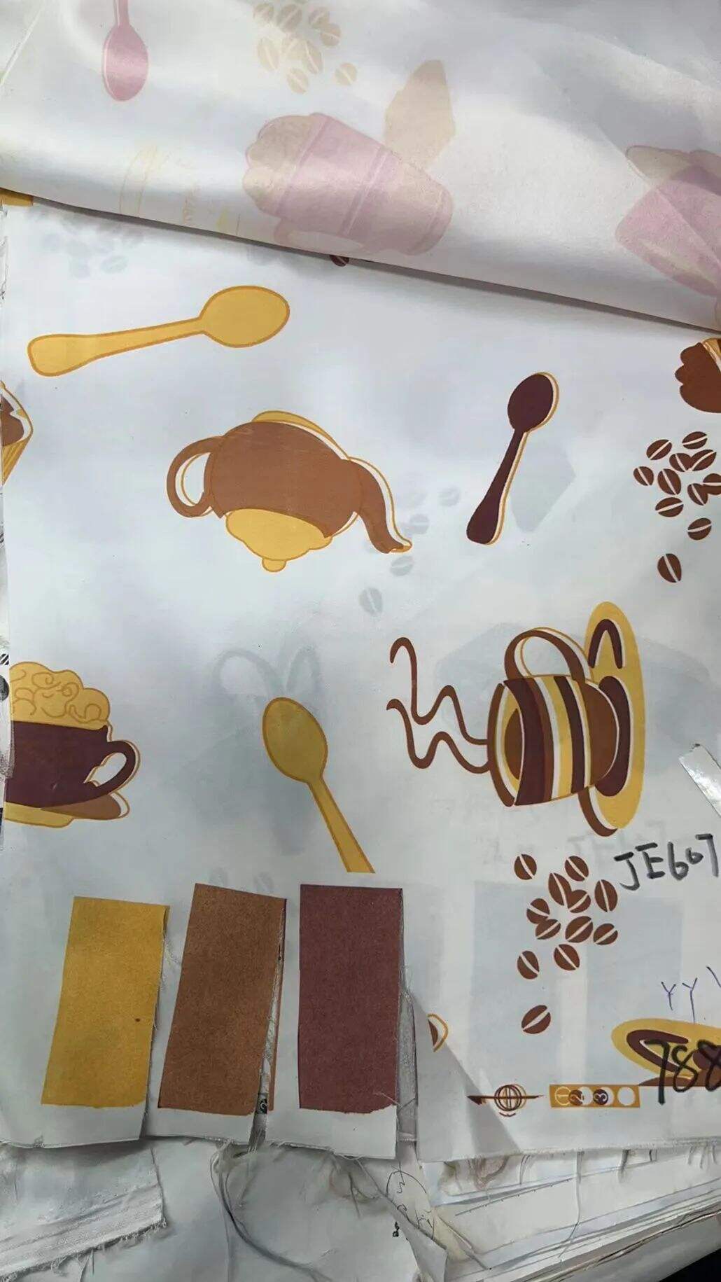 Foulola Kitchen Curtain -- Printed Patterns Collectio manufacture