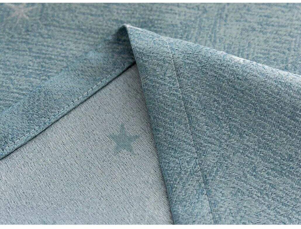 Foulola: Linen Style Polyester Brushed Jacquard Curtain factory