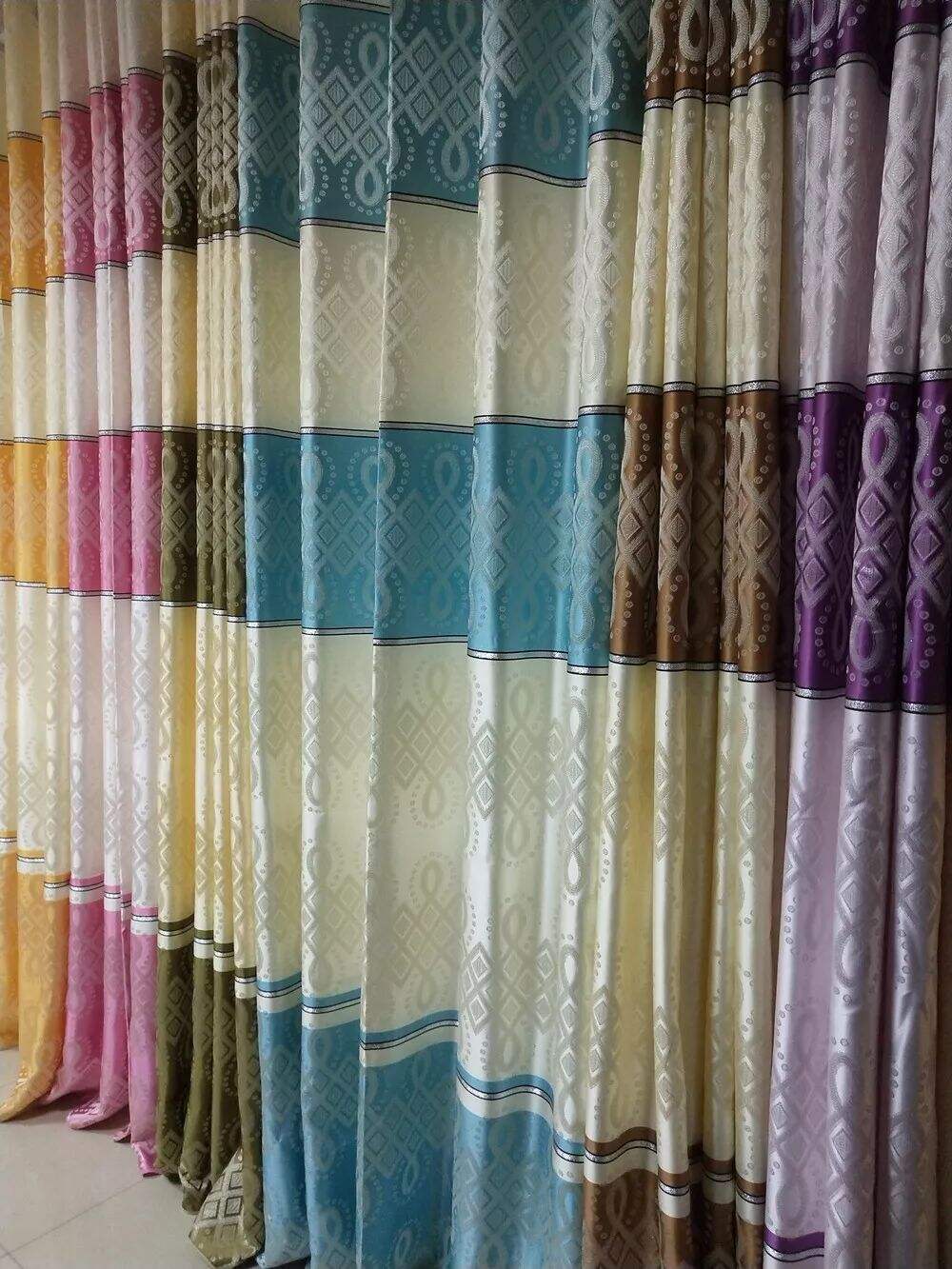 2.8m Width, Jacquard Curtain Fabric, 178gsm 500g/m factory