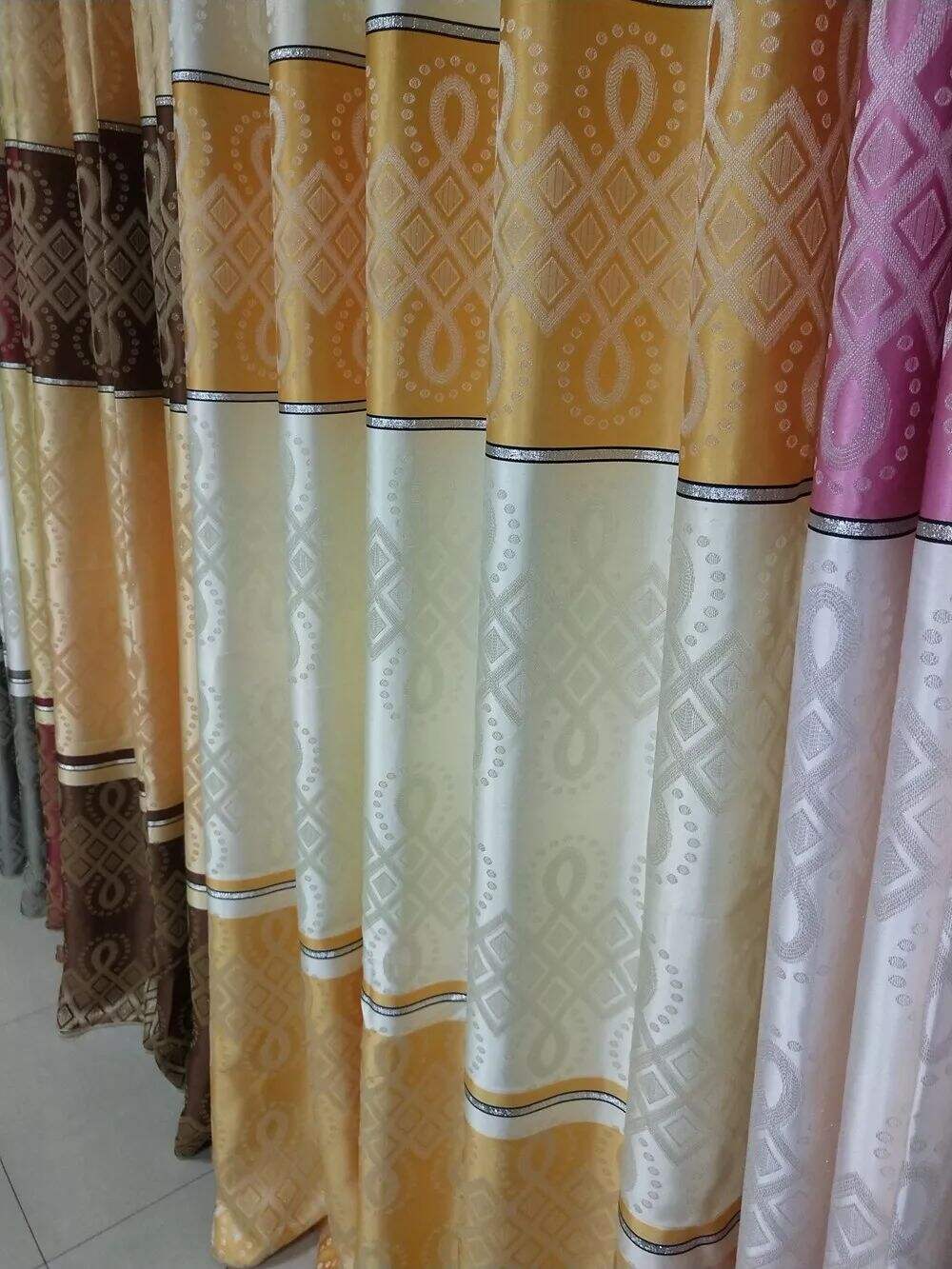 2.8m Width, Jacquard Curtain Fabric, 178gsm 500g/m supplier