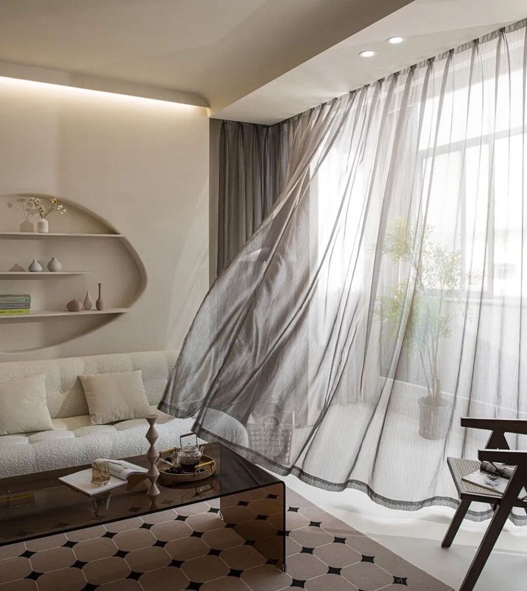 Foulola News：LJS /YHS/NYYMS# Sheer Curtain supplier