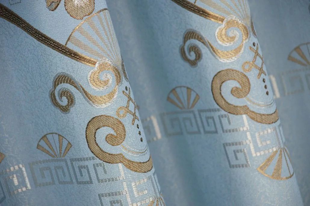 Foulola News:2.8/3.2m Width Jacquard Blackout Curtain 2201Series supplier