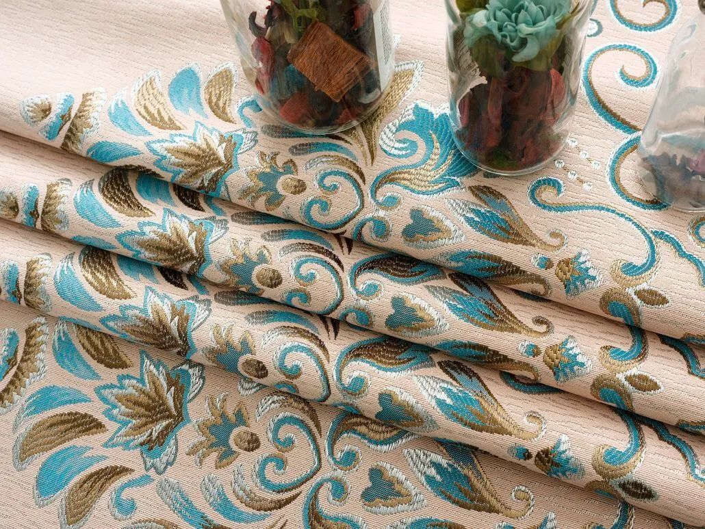 Foulola News:2.8/3.2m Width Jacquard Blackout Curtain 2201Series supplier