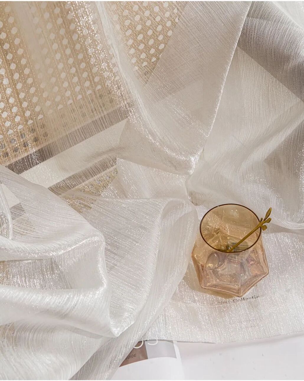 Foulola News：LJS /YHS/NYYMS# Sheer Curtain manufacture