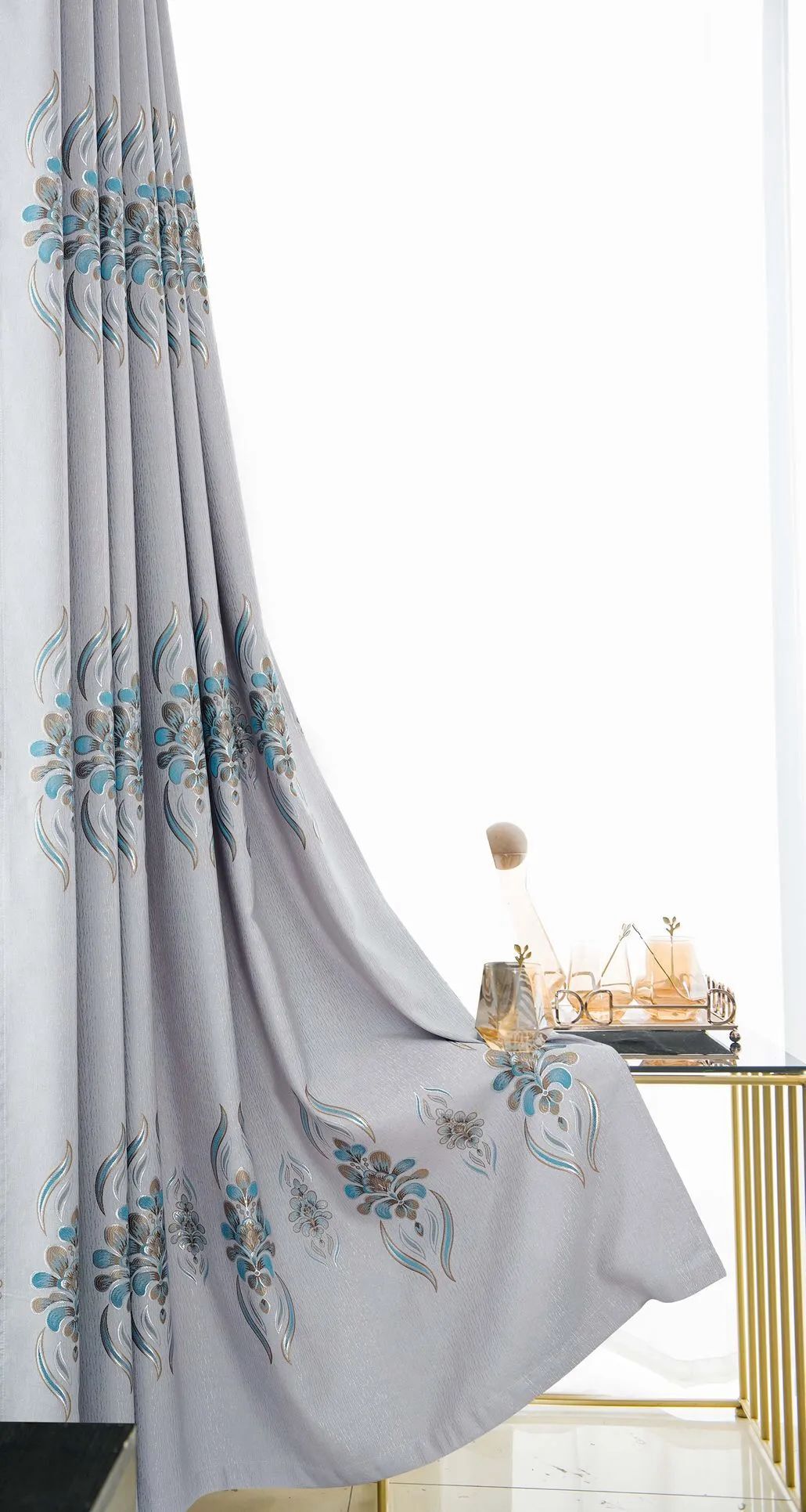 Foulola News:2.8/3.2m Width Jacquard Blackout Curtain 2201Series manufacture