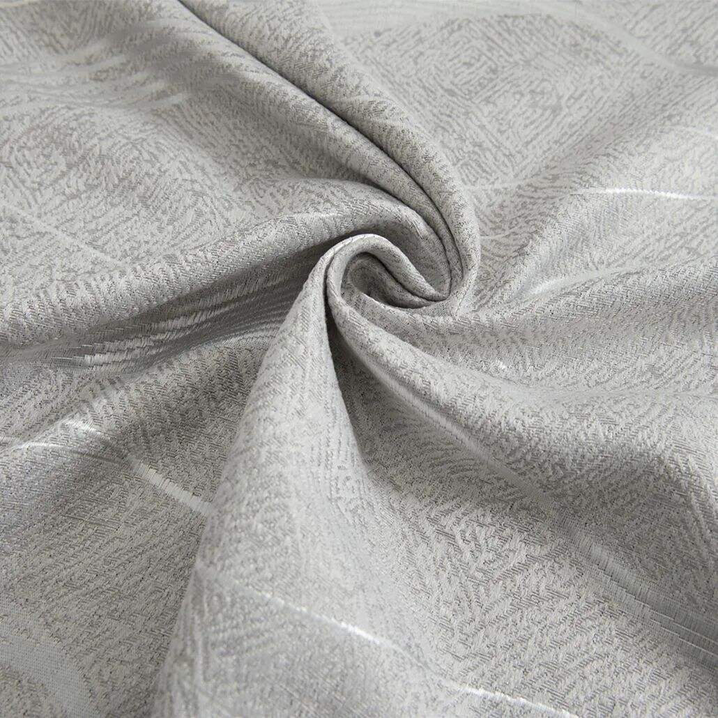 Foulola: Linen Style Polyester Brushed Jacquard Curtain details