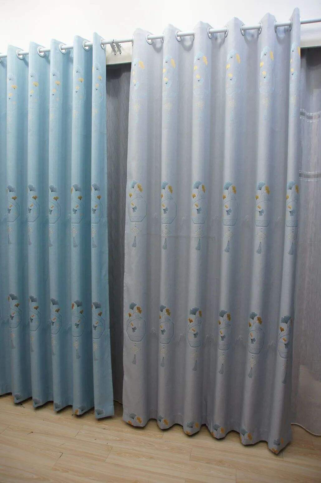 Foulola News: 3.3m Width Jacquard Curtain factory