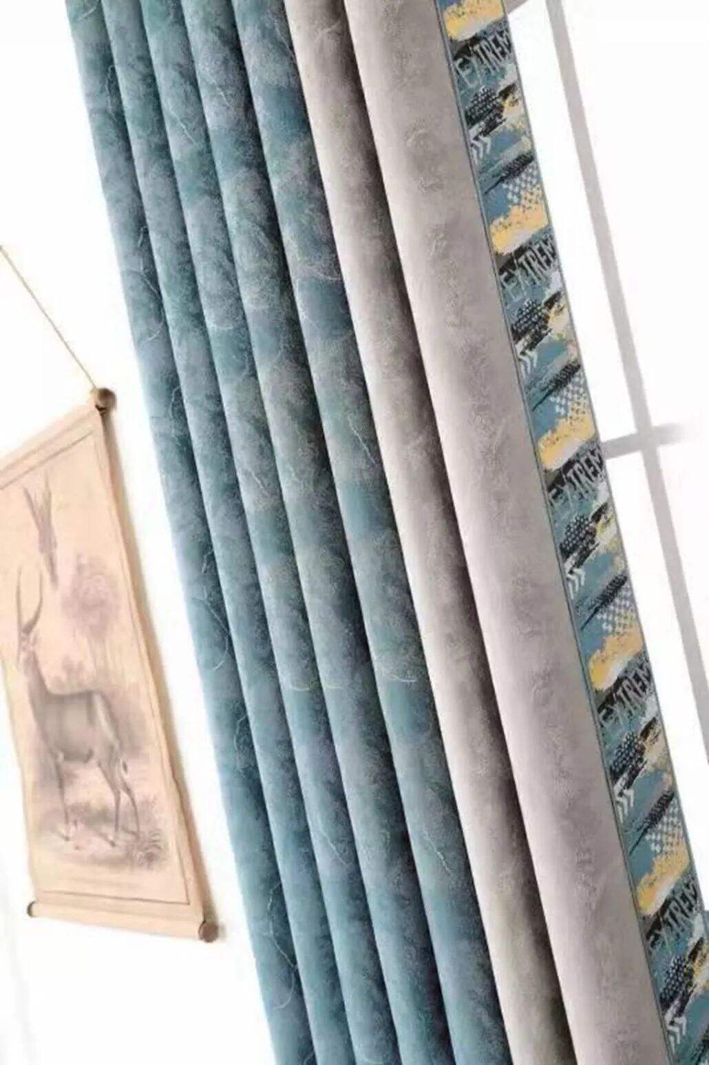 Foulola News: 3.4m Height Mix Style Weaving Luxury Curtain manufacture
