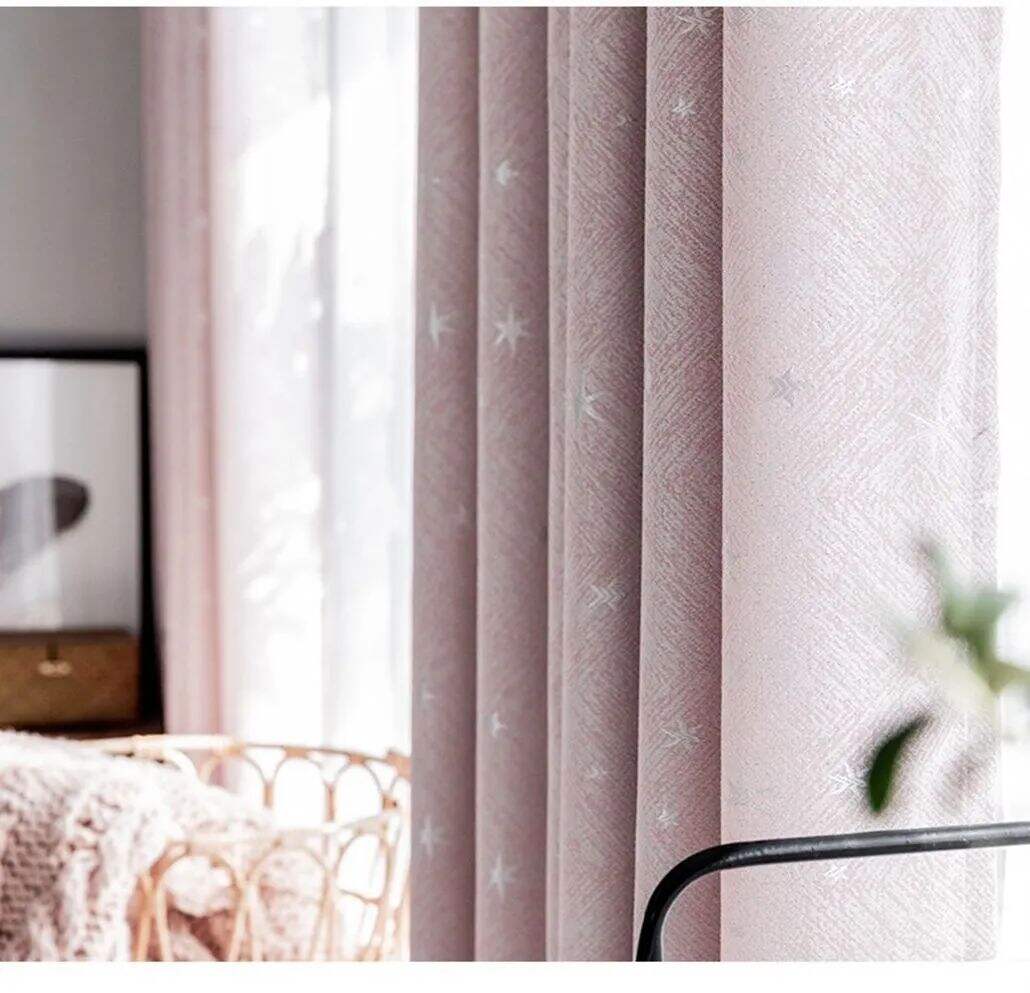 Foulola: Linen Style Polyester Brushed Jacquard Curtain supplier