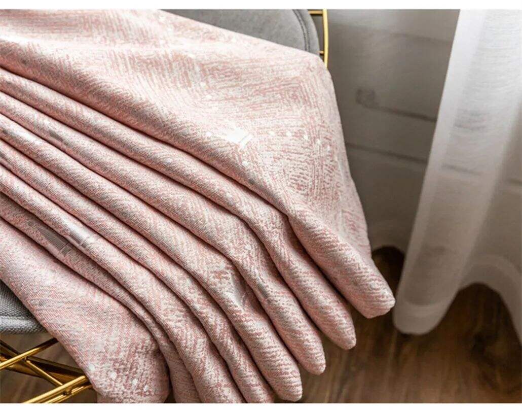 Foulola: Linen Style Polyester Brushed Jacquard Curtain manufacture