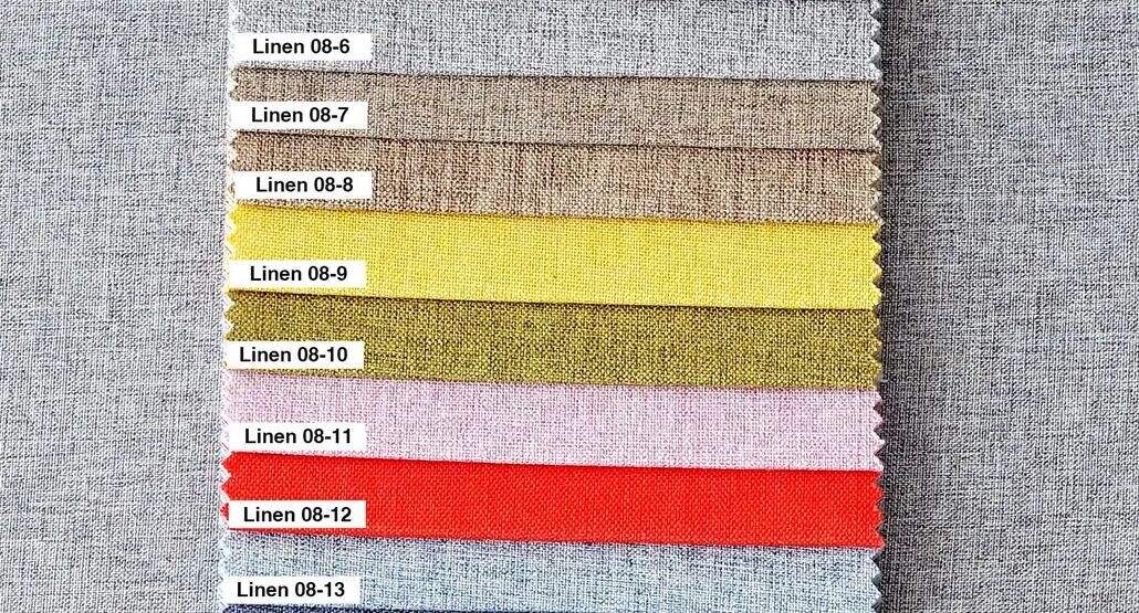 Foulola News:Plain Linen Cotton Sofa Fabric, Linen- 08 factory