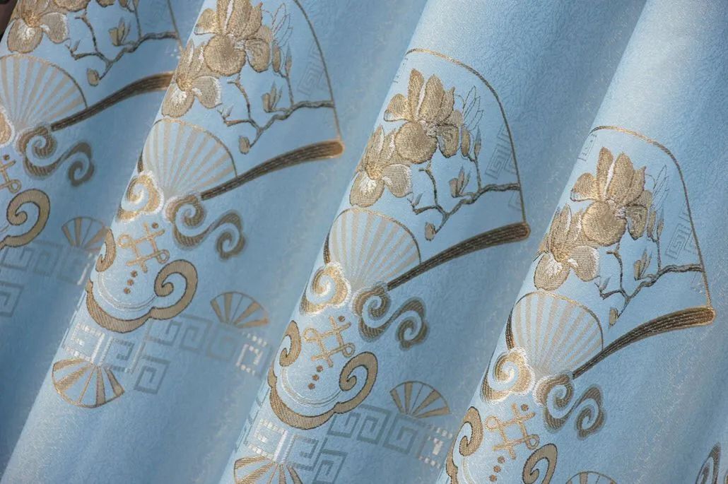 Foulola News:2.8/3.2m Width Jacquard Blackout Curtain 2201Series supplier
