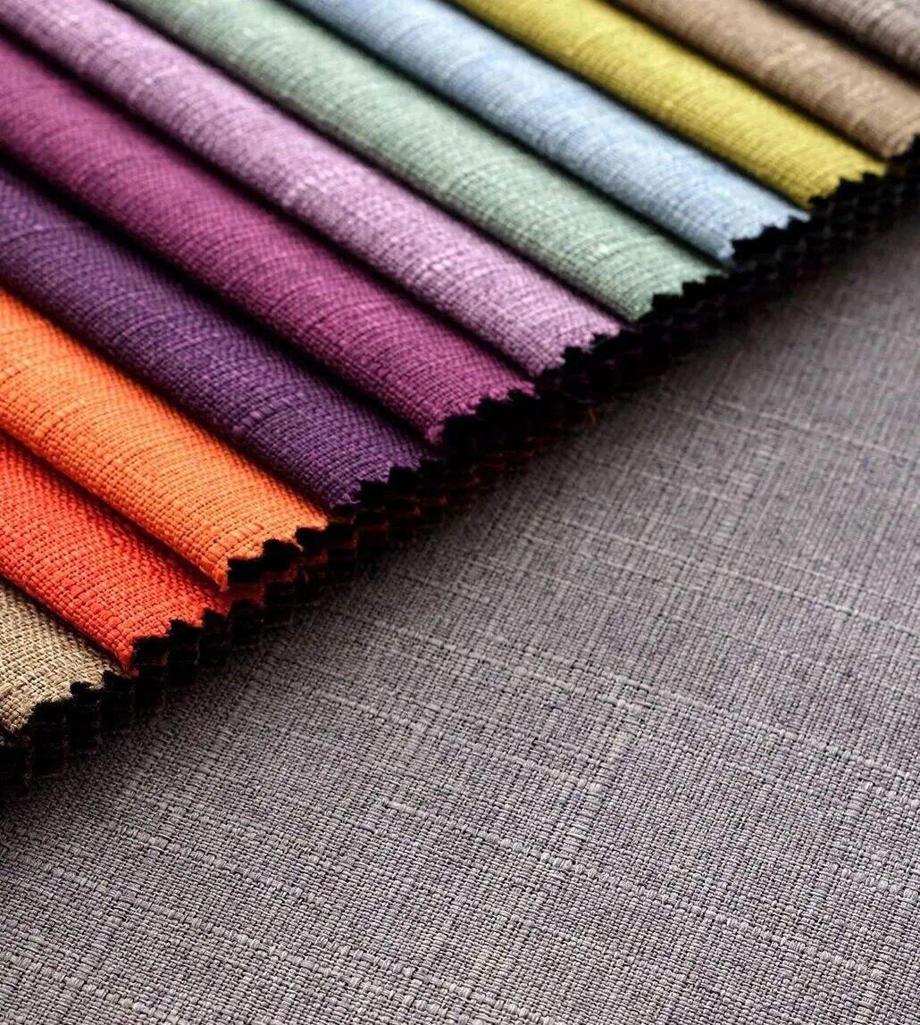 Foulola News:Plain Linen Sofa Fabric 01 Series details