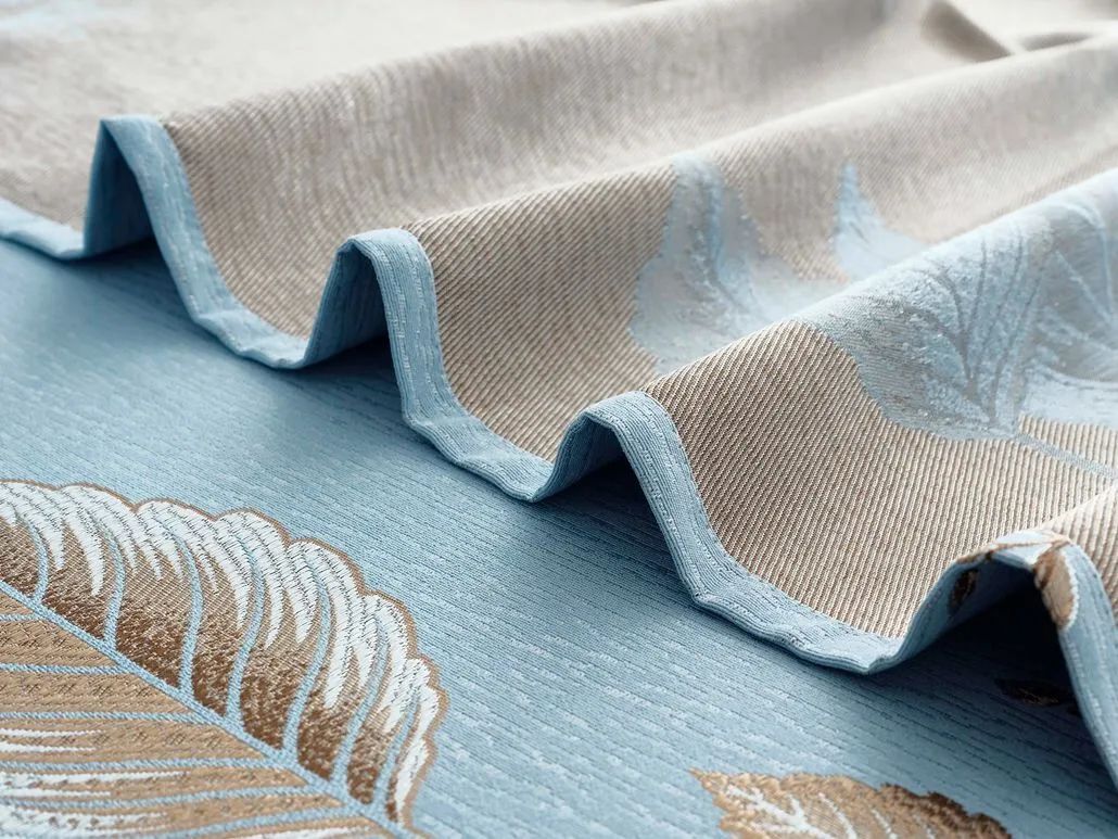 Foulola News:2.8/3.2m Width Jacquard Blackout Curtain 2201Series details