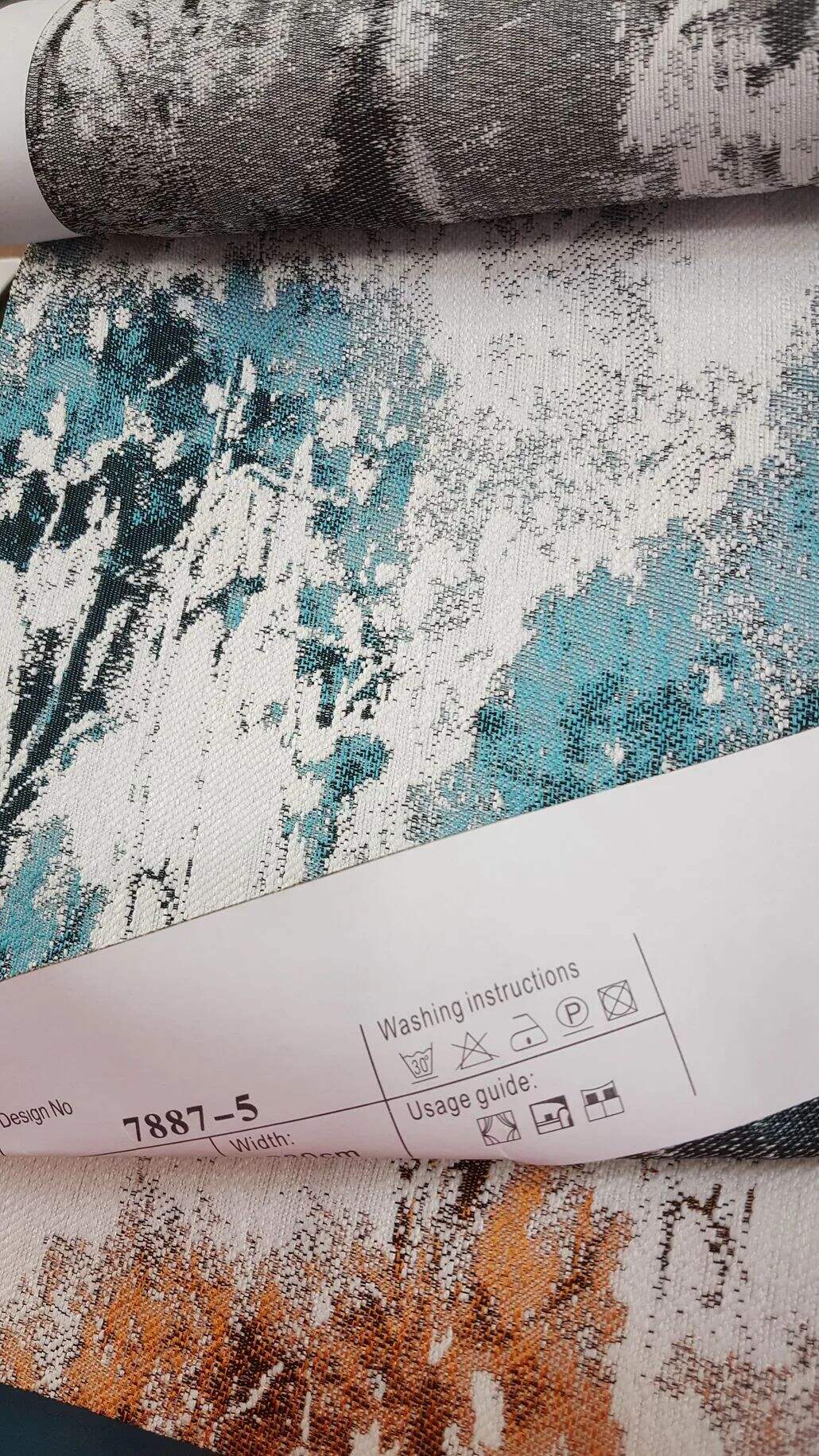 Foulola News:Luxury Jacquard 7885 Series Vivid Decorative Fabric details