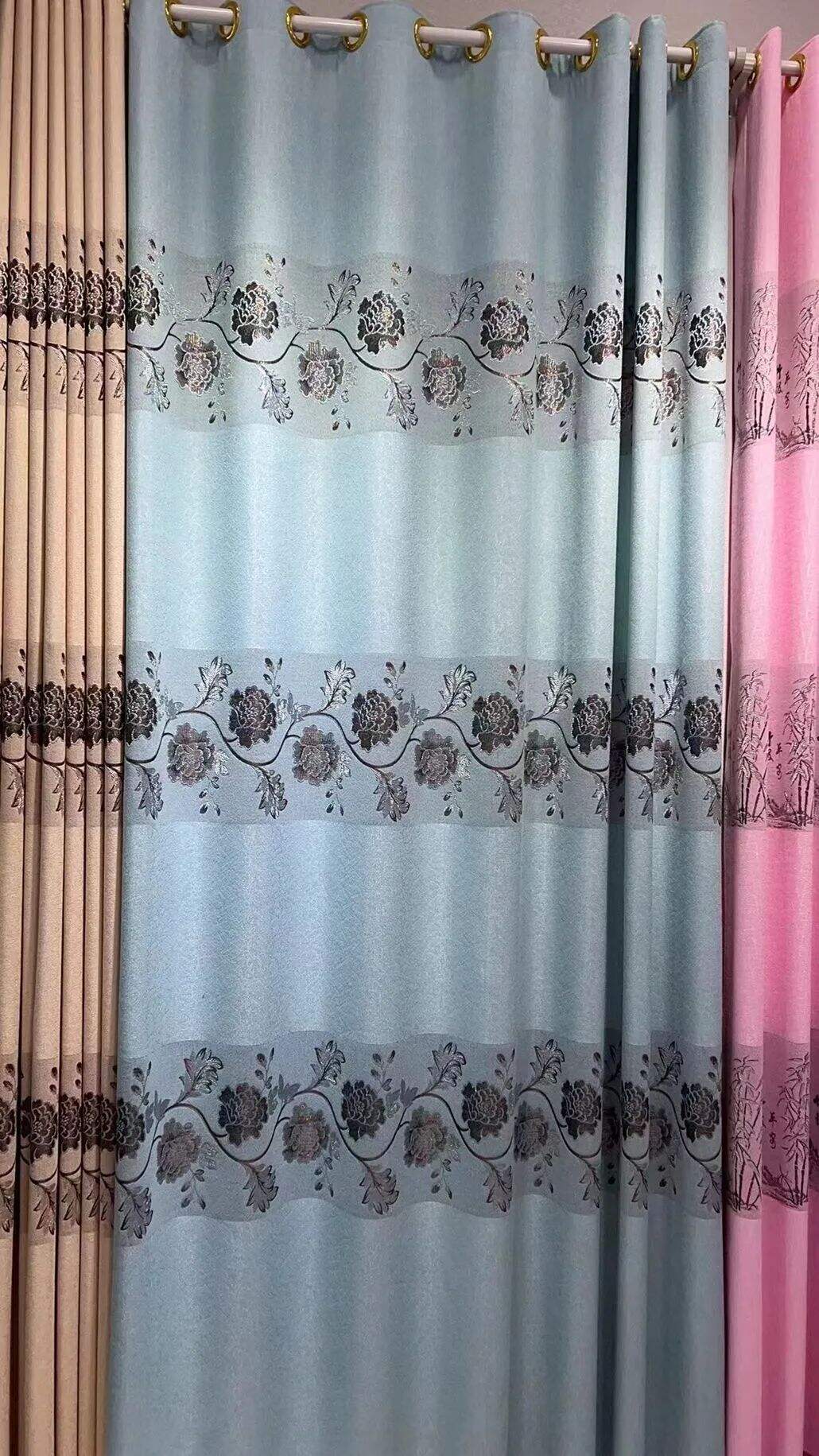 Foulola News: Cheap Jacquard Curtain Fabric, Widht 2.8m factory